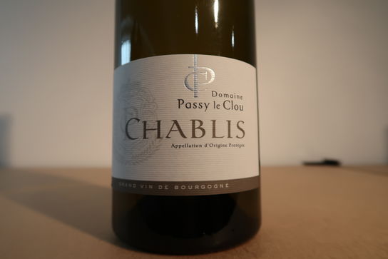 7 fl. Domaine Passy le Clou Chablis 2020