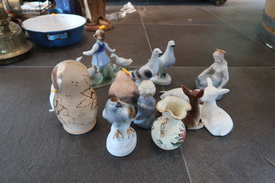 Diverse porcelænsfigurer