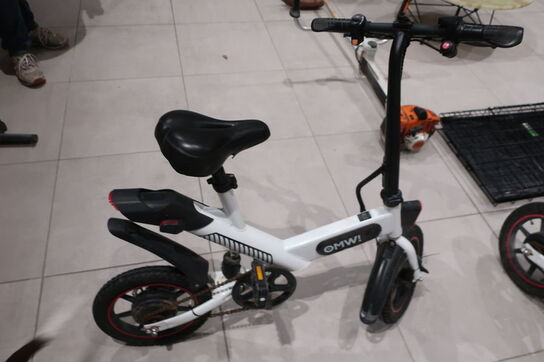 El-scooter med pedaler, OMW!