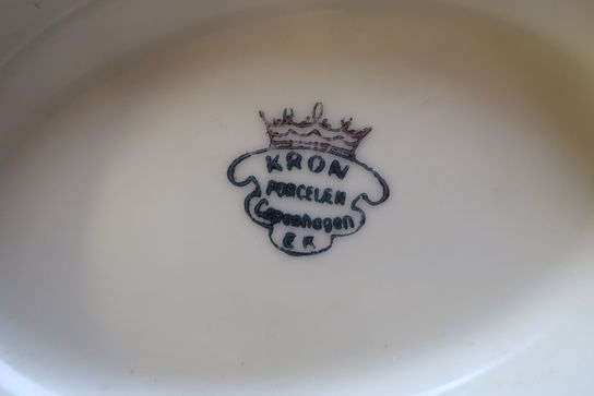 Sauceskåle og fade KRON PORCELÆN 