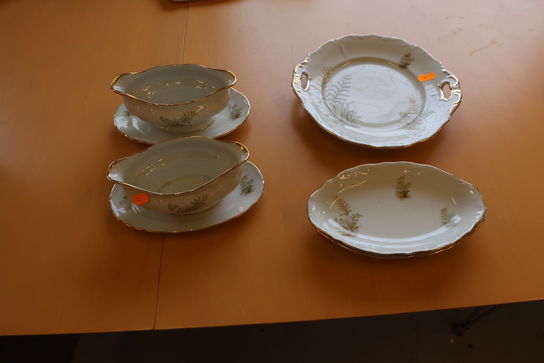 Sauceskåle og fade KRON PORCELÆN 