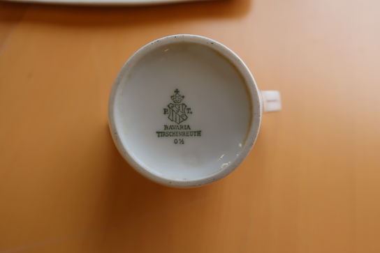 Sauceskål, kaffekande, fad m.m. P.T. BAVARIA TIRSCHENREUTH