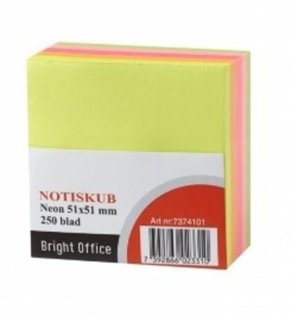 48 stk. Post it notes cube med 250 ark. ubrugt