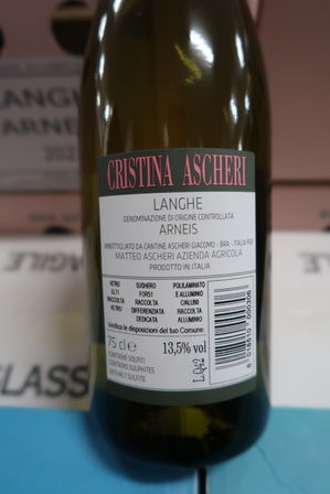 12 flasker italiensk vin ASCHERI Langhe Arneis 2022