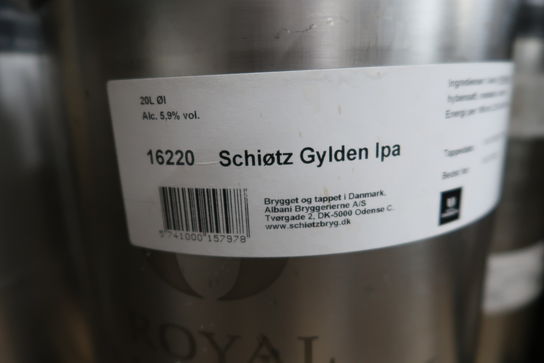 1 fustage Schiøtz Gylden IPA - 20 liter