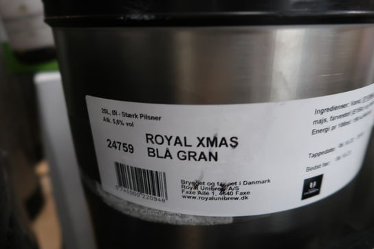 2 fustager Royal Xmas Blå Gran á 20 liter