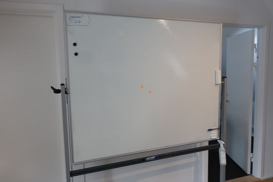 Whiteboard på stativ