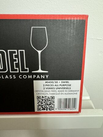 7 stk. ass. Riedel glas 