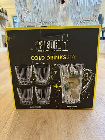 Riedel 5515/23 S1 Cold Drinks Pitcher and tumblers