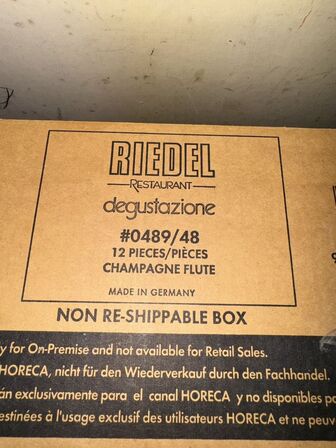 12 stk. Riedel Champagne / Sparkling Wine 212ml - 0489/48