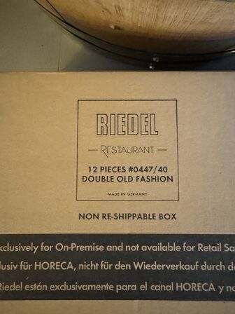 18 stk. Riedel Double Old Fashion 0447/40