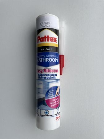 96 tuber Pattex Silicone 300 ml., udløb 2023