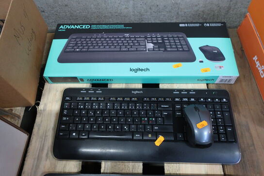 2 stk. tastatur og 2 stk. mus LOGITECH med dongle