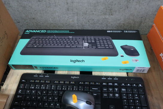 2 stk. tastatur og 2 stk. mus LOGITECH med dongle