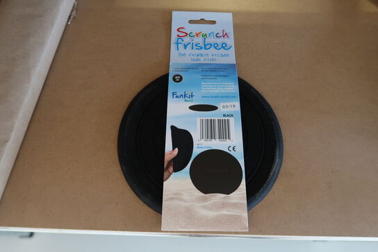 6 stk. Frisbee, Sort - Scrunch