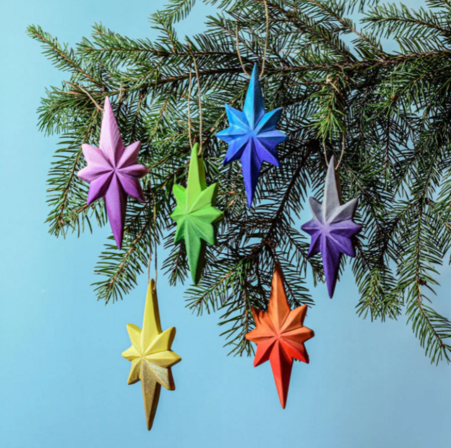 Star Christmas Tree Ornaments - Bumbu