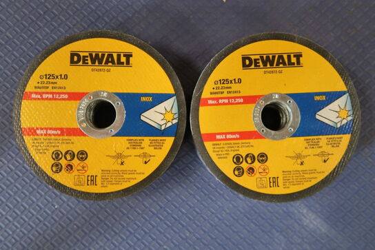 50 stk. DeWALT DT43972-QZ, Skæreskive Ø125x1,0