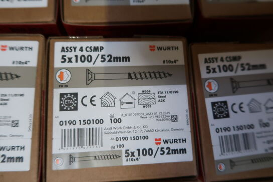 6 ks. Würth ASSY 4 CSMP 5x100/52mm