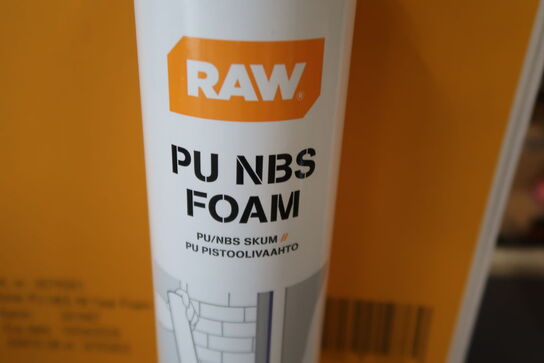 12 stk. RAW NBS PU Helårsskum - 750ml