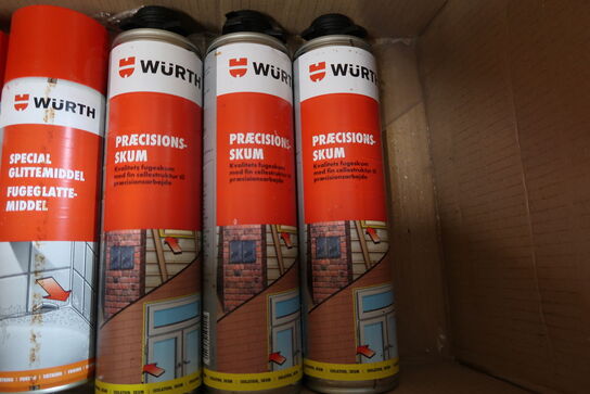 6 stk. Würth produkter 