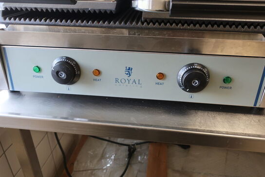 2 stk. Kontaktgrille ROYAL CATERING RCKG-3600-G og FUNKTION 