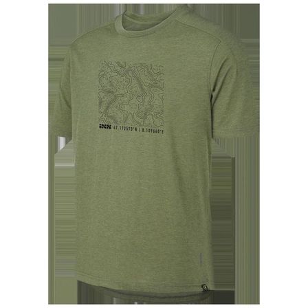 2 stk. iXS Flow Tech tee Contour olive M