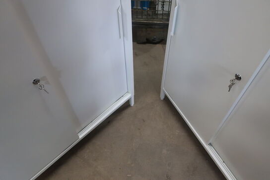 2 stk. metalskabe IKEA