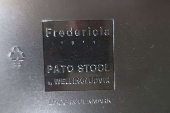 6 stk. barstole FREDERICIA PATO STOOL