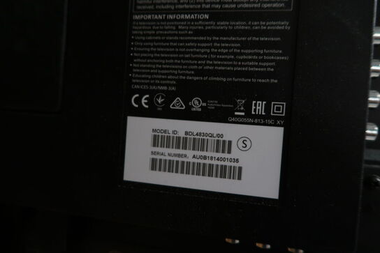 Fjernsyn PHILIPS BDL4830QL