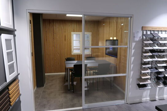 Skydedøre AUBO KA, Hvid