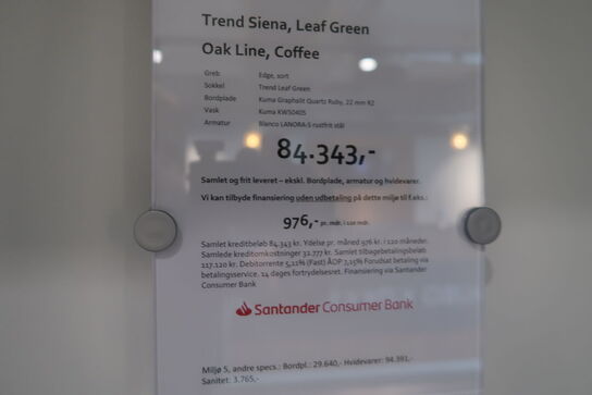 Køkken AUBO Trend Siena, Leaf Green, Oak Line, 