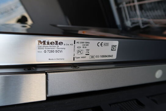 Integreret opvaskemaskine MIELE G 7250 SCVi