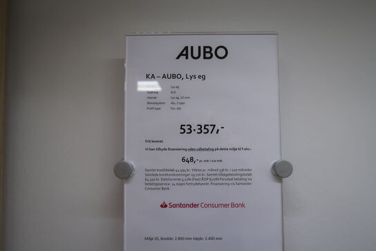 Garderobeskab AUBO KA, Lys Eg