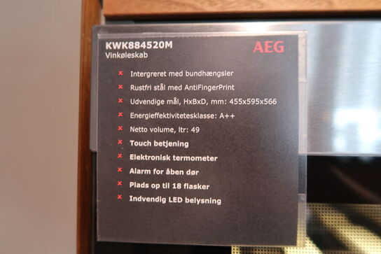 Vinkøleskab AEG KWK884520M