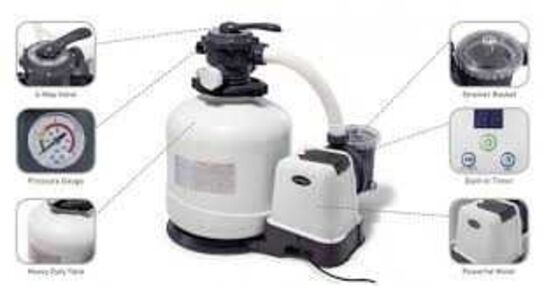 Intex SX3200 sandfilterpumpe 12 kubikmeter 