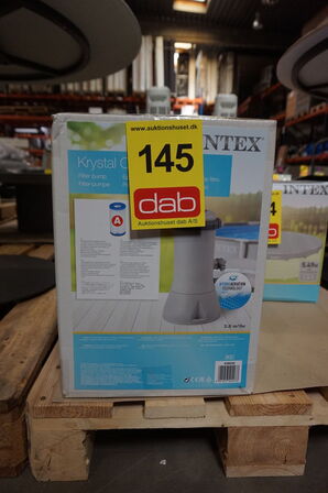 Intex Patronfilterpumpe 3.785 liter i timen 