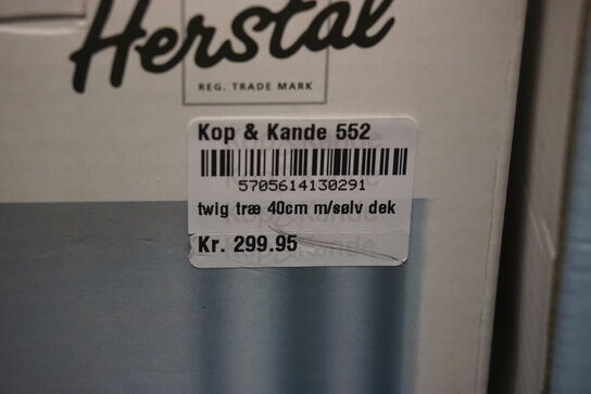 2 stk. Lystræ m/LED HERSTAL 