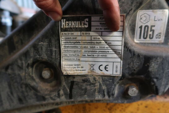 Pladevibrator HERKULES BJ 2013