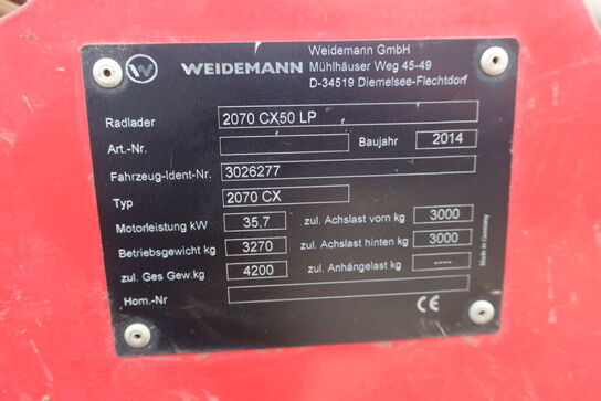Minilæsser WEIDEMANN 2070 CX50 LP (læs beskrivelse)