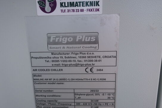 Køleanlæg MINILINE AW MT (K-2)(800EC-1)(Se vedhæftede faktura)