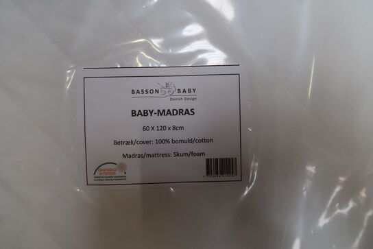 Basson Babymadras 60x120x8 cm