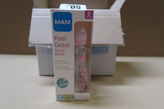 12 stk. Feel Good Glas Sutteflaske Neutral 260 ml 