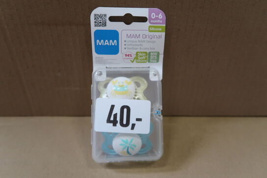 18 pk. MAM Original sutter - 2-pak  0-6 mdr.