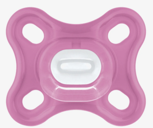 12 stk. MAM Comfort Silikone Sut 0-3 mdr. - Pink