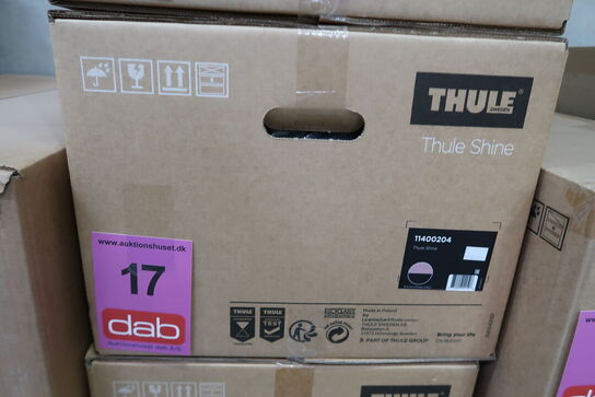 Thule Shine byvogn misty rose pink på sort