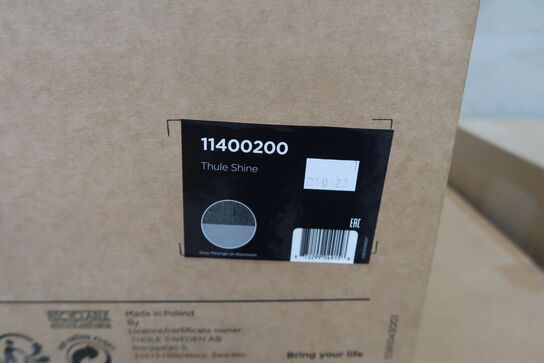 Thule Shine byvogn aluminium/grå melange