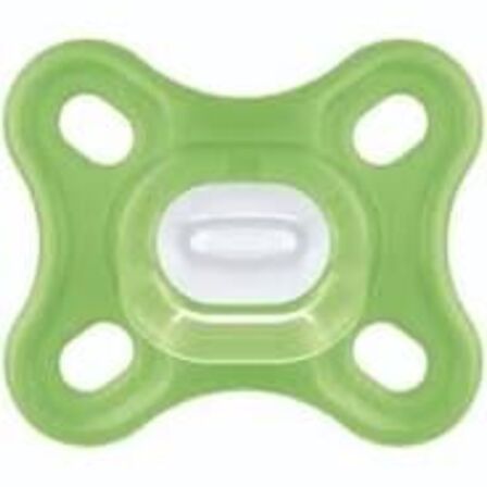 24 stk. MAM Comfort Silikone Sut 0-3 mdr. - Grøn