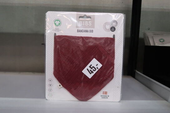 4 stk. Savlesmæk fra Bibs - Bandana Bib - Elderberry