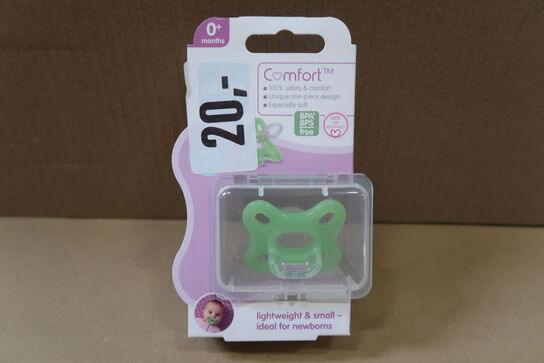 24 stk. MAM Comfort Silikone Sut 0-3 mdr. - Grøn