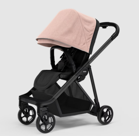 Thule Shine byvogn misty rose pink på sort
